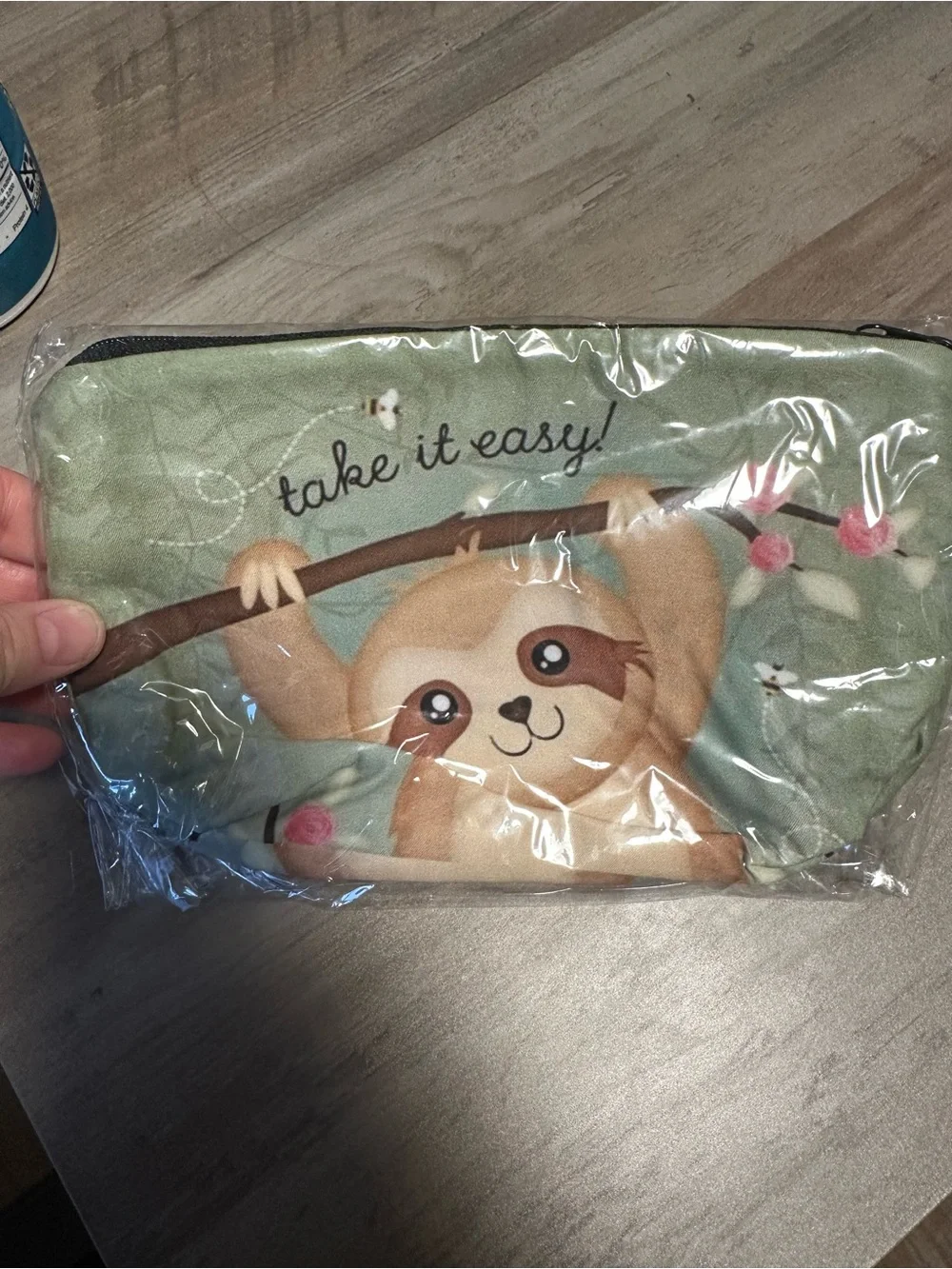Sloth Take it Easy Makeup Bag NWT